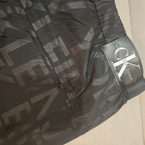 Calvin Klein cargo pants black XL with logo print new