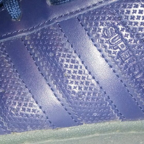 Adidas Superstar athletic shoes like new, size 40, blue unisex