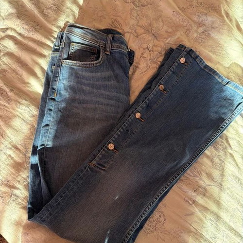 Zara bell-bottom jeans like new, blue, size S / 36 / 8