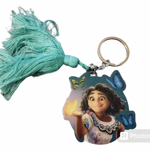 Encanto Disney collectible keychain new, turquoise and green