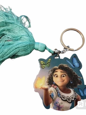 Encanto Disney collectible keychain new, turquoise and green