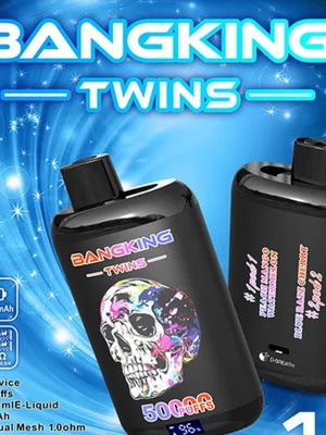 Bang King Twins 50000 Puffs dual flavor 56ml disposable vape new