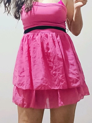 Mini fuchsia dress Tally Weijl like new