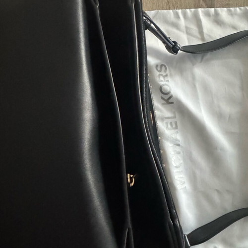 Michael Kors shoulder bag leather castor new, black