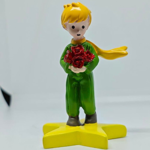 Little Prince collectible figure with roses like new