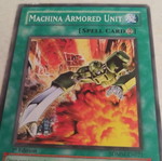 Machina Armored Unit κάρτα Yu-Gi-Oh σαν καινούργιο