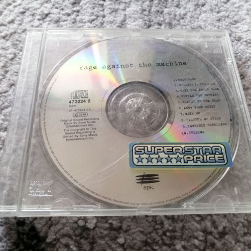 Rage Against The Machine CD used, rock