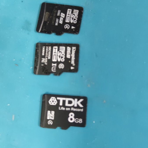 Micro SD card pack of three 8GB