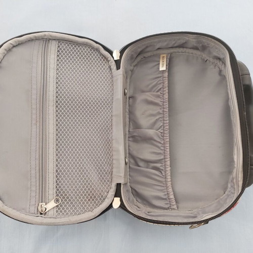 Hard travel toiletry bag