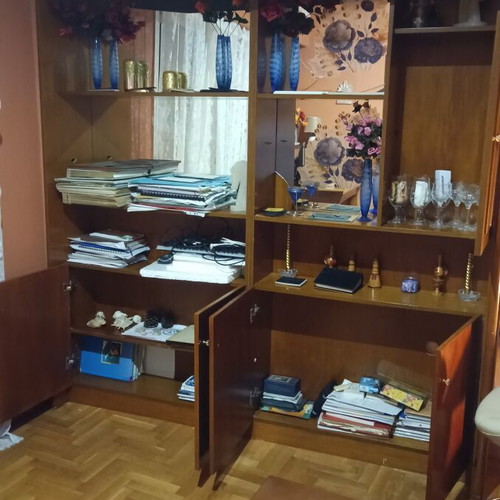 Living room unit used, can be used as bookshelf or office furniture