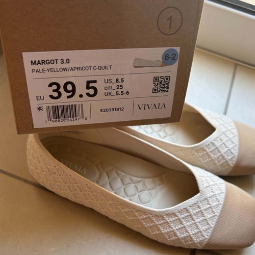 VIVAIA Margot Ballerinas size 39.5 beige like new