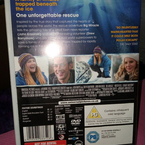 Big Miracle DVD like new, adventure, subbed