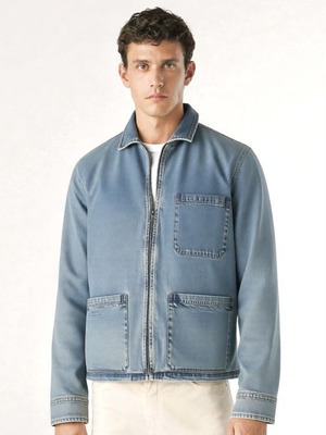 Sun68 Denim Overshirt new men's spring-fall jacket blue M/L/XL