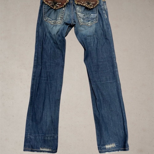 Robin’s Jeans denim pants used, handmade, blue, size 30
