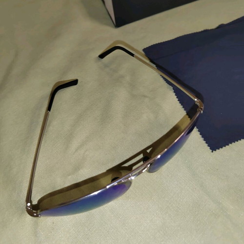 Porsche Design sunglasses used, silver color
