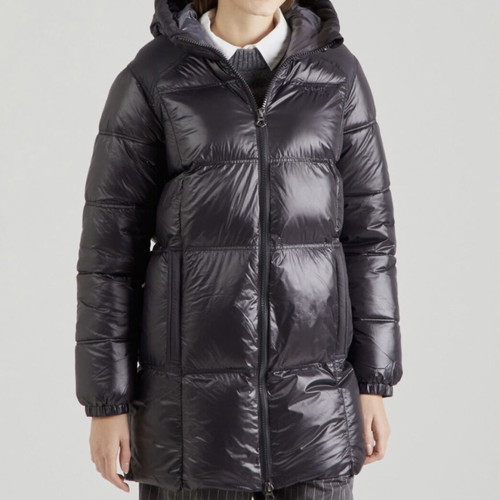Schott NYC Puffer Jacket new, women's winter parka, black, size L