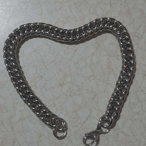 Steel men's bracelet brand new no8