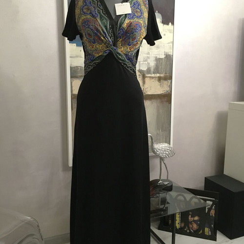 Sandro Paris Long Dress New, Size 34FR, Elastic