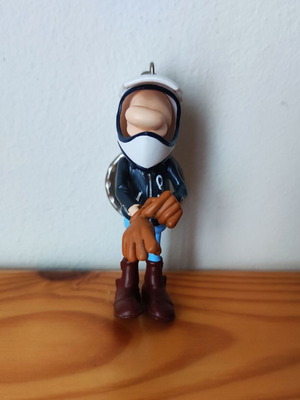 Joe Bar Team Jeremie Lapurée vintage collectible keychain like new