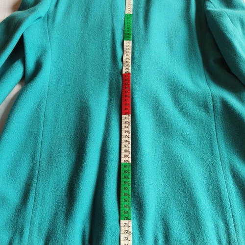 Handmade turquoise jacket like new, tailored