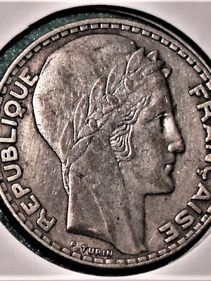 Νόμισμα 20 francs 1933 Γαλλίας μεταχειρισμένο, Τρίτη Δημοκρατία