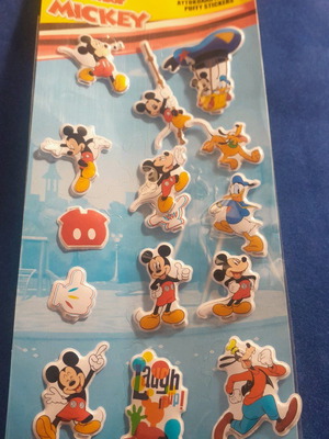 Mickey Puffy Stickers new