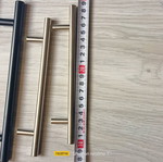 Kitchen furniture handles new, set with bolts, stainless and powder coated