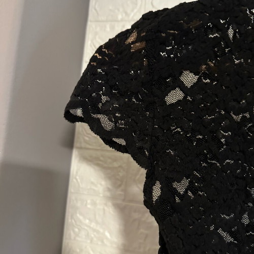 Lace top Zara black like new, size S