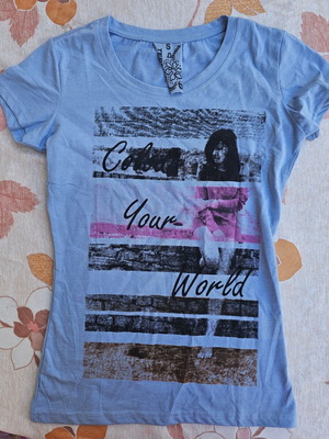 Women's mako T-shirt used, size S, blue