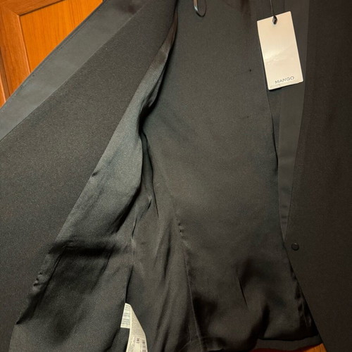 Mango jacket new with satin details, size L