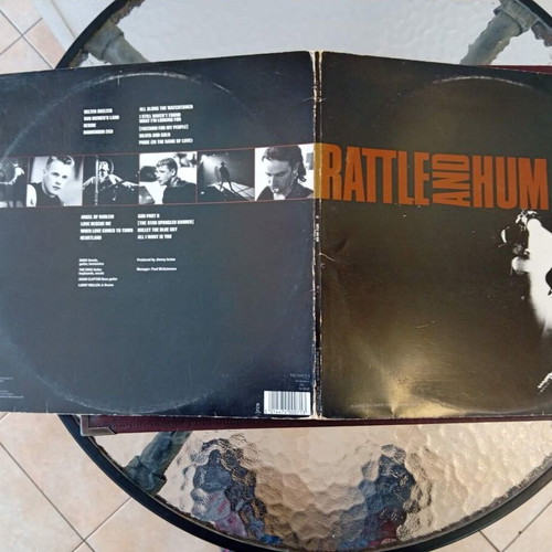 U2 2LP Rattle And Hum used, Greek edition