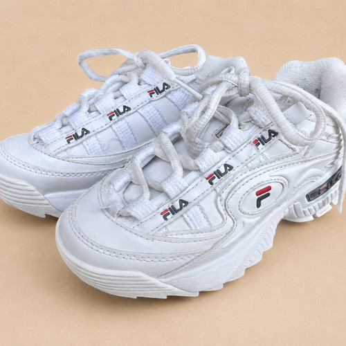 Fila kids sneakers white size 30 used