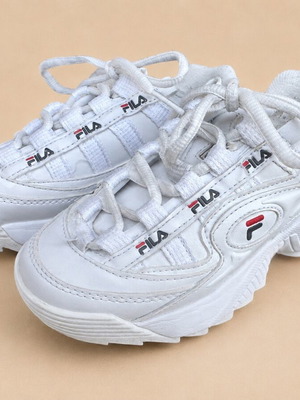 Fila kids sneakers white size 30 used