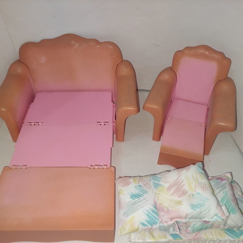 Barbie Sweet Roses Mattel 1987 furniture set used