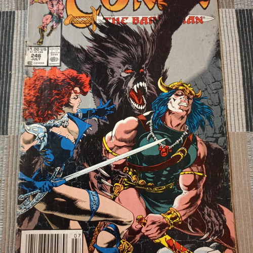 Marvel Conan The Barbarian #246 comic book used
