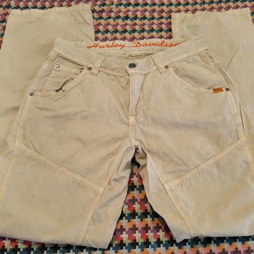 Harley Davidson men's jeans size 30 like new, beige