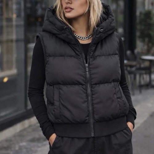 Women's vest new, sizes S, M, L, black and brown