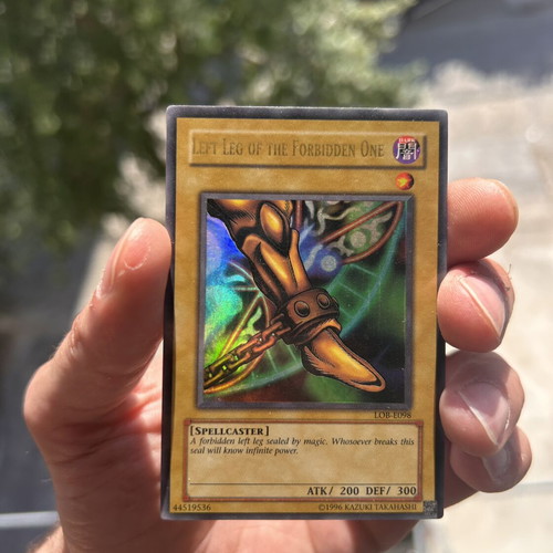 Yugioh Lob Left Leg Of The Forbidden One card like new