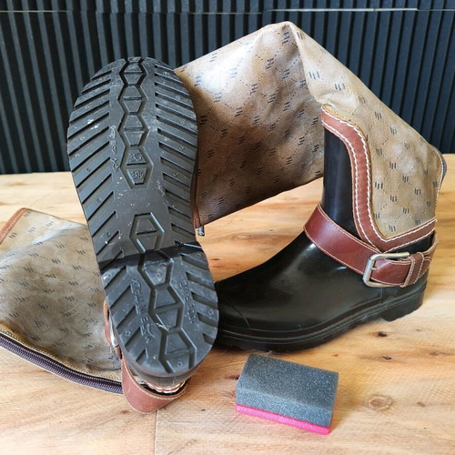 Tommy Hilfiger boots used, size EU 36, black and brown