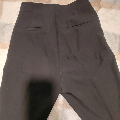 ZARA Black High-Waisted Pants Like New, Size XS