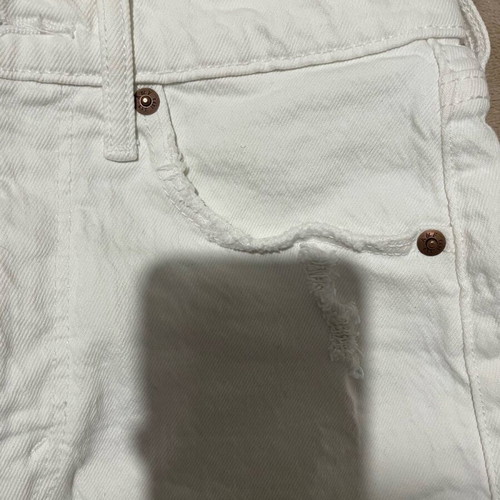 Abercrombie white shorts like new, size XS