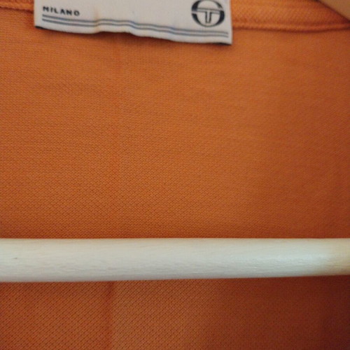 Sergio Tacchini men's polo shirt XL, like new, orange