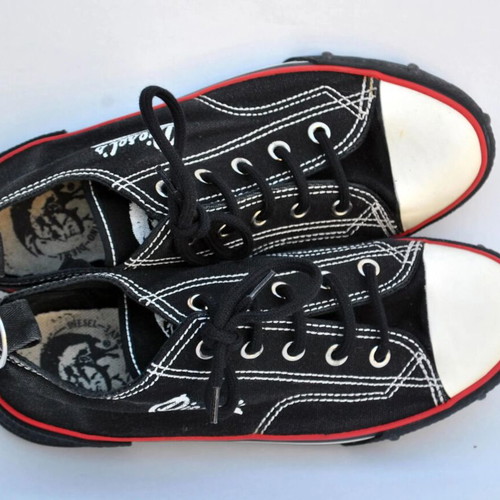 Diesel Canvas Sneakers vintage deadstock, size 38, made in Korea