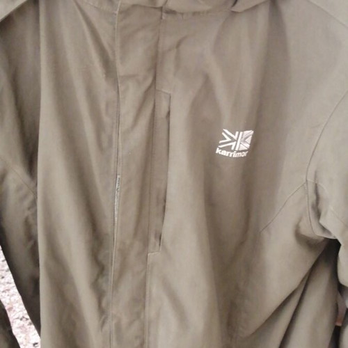 Karrimor men's jacket size Large like new, khaki