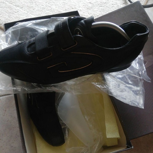 Alberto Guardiani leather sneakers like new, size 42, black