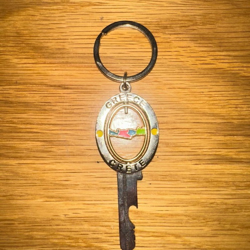 Key-shaped keychain Greece- Crete like new