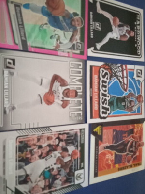 Damian Lillard cards like new, set of 6