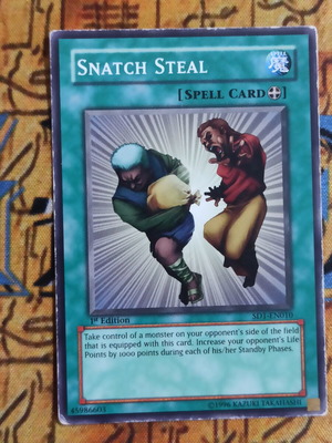 Snatch Steal Yu-Gi-Oh! κάρτα Equip Spell