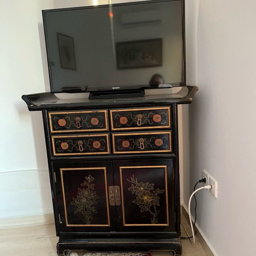 Antique Chinese cabinet like new, vintage handmade