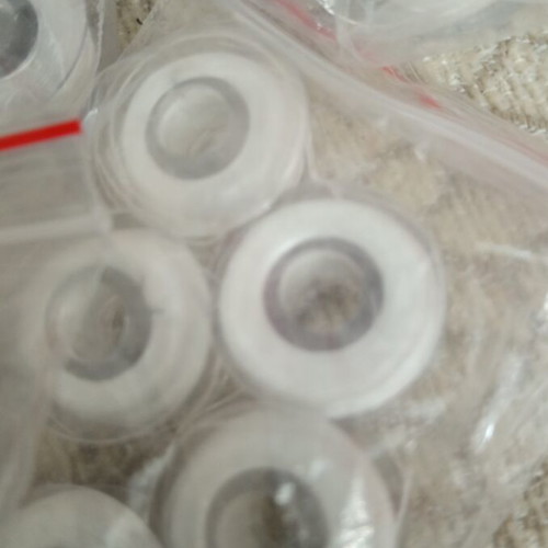 Plastic bobbins set for sewing machine, new, 60 pieces